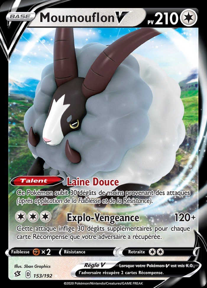 Carte Pokémon: Moumouflon V