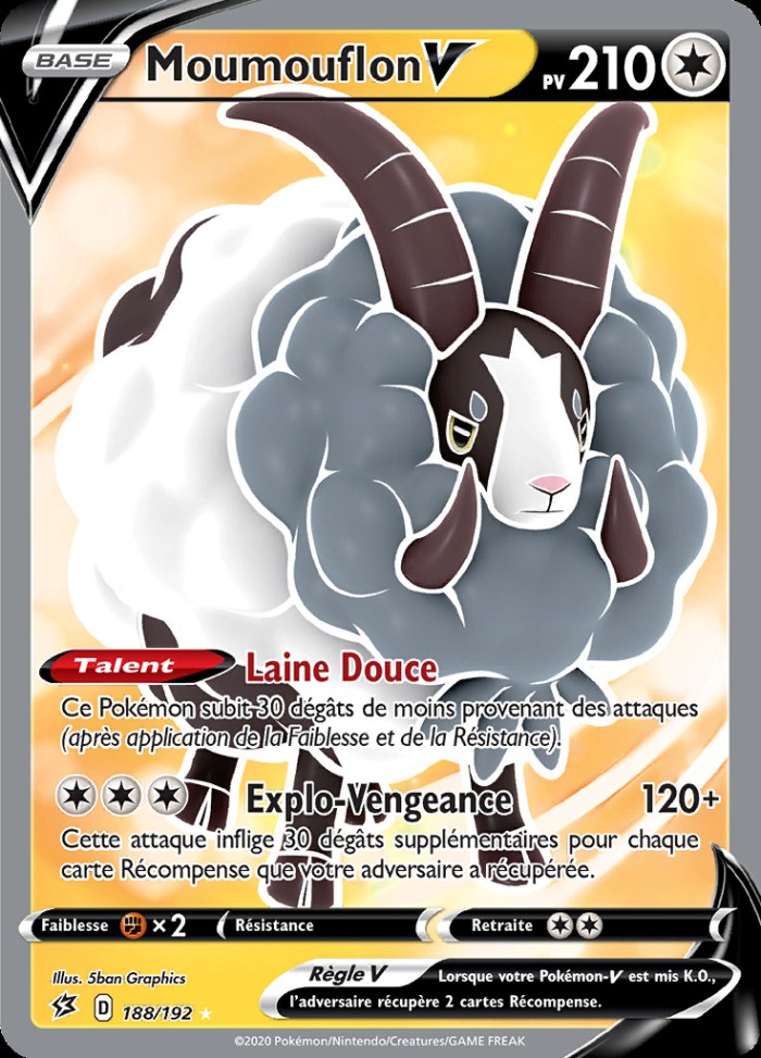 Carte Pokémon: Moumouflon V