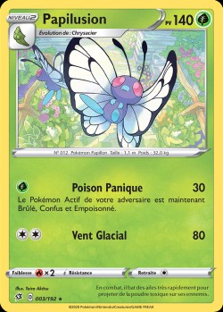 Carte Pokémon: Papilusion