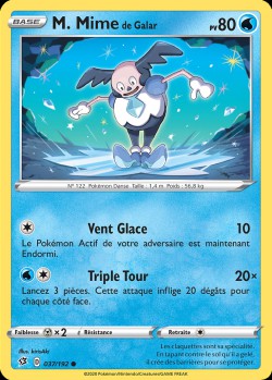 Carte Pokémon: M. Mime de Galar