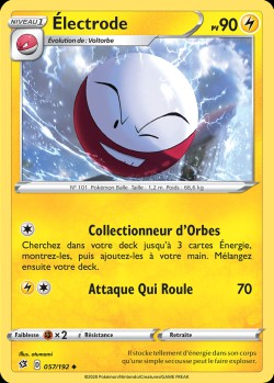 Carte Pokémon: Électrode