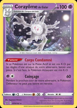 Carte Pokémon: Corayôme de Galar