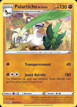 Carte Pokémon: Palarticho de Galar