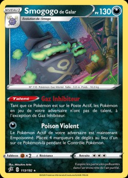 Carte Pokémon: Smogogo de Galar