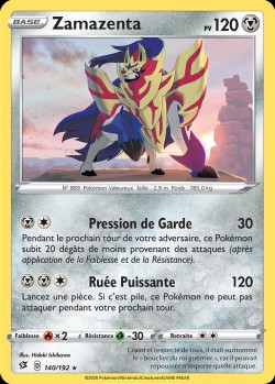 Carte Pokémon: Zamazenta