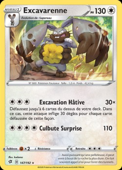 Carte Pokémon: Excavarenne