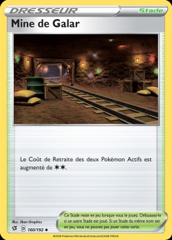 Carte Pokémon: Mine de Galar