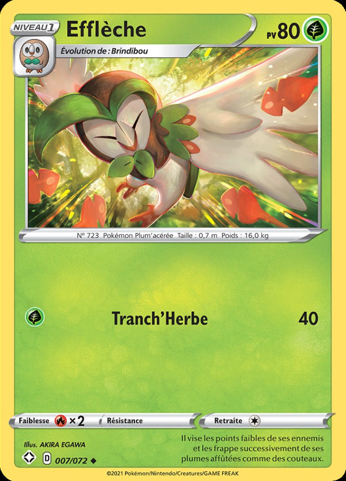 Carte Pokémon: Efflèche