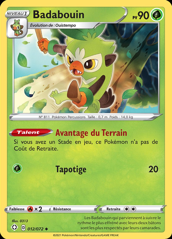 Carte Pokémon: Badabouin