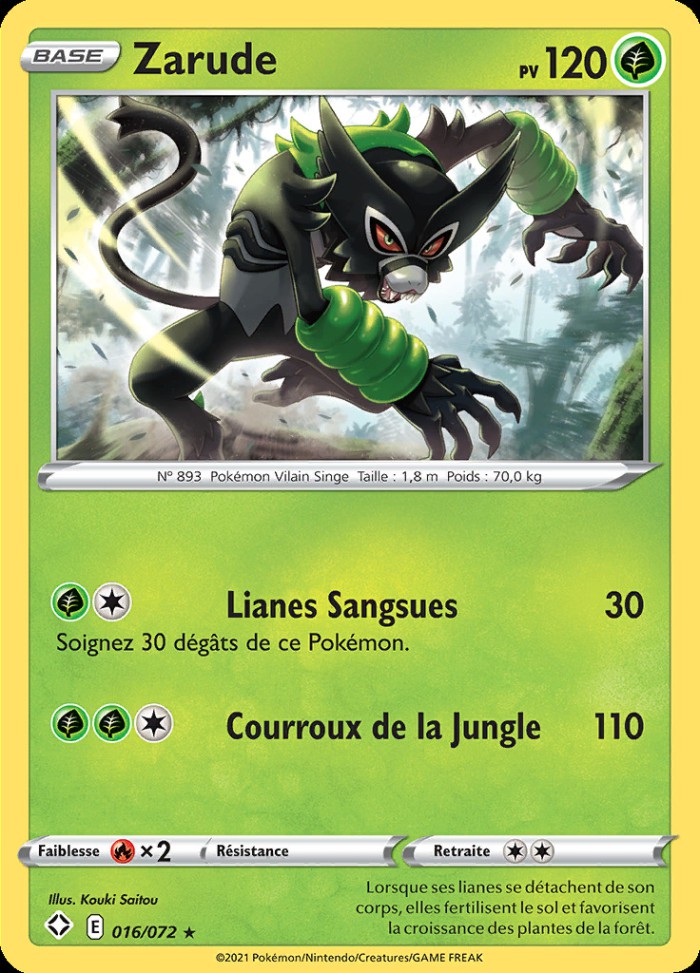 Carte Pokémon: Zarude