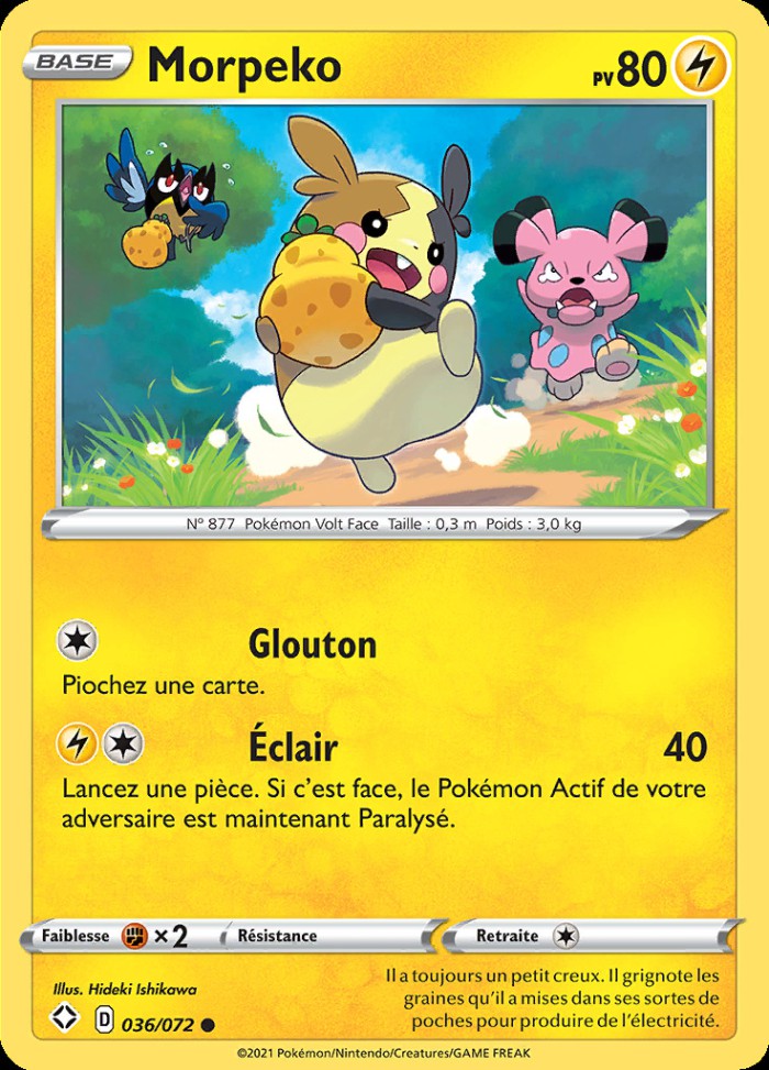 Carte Pokémon: Morpeko