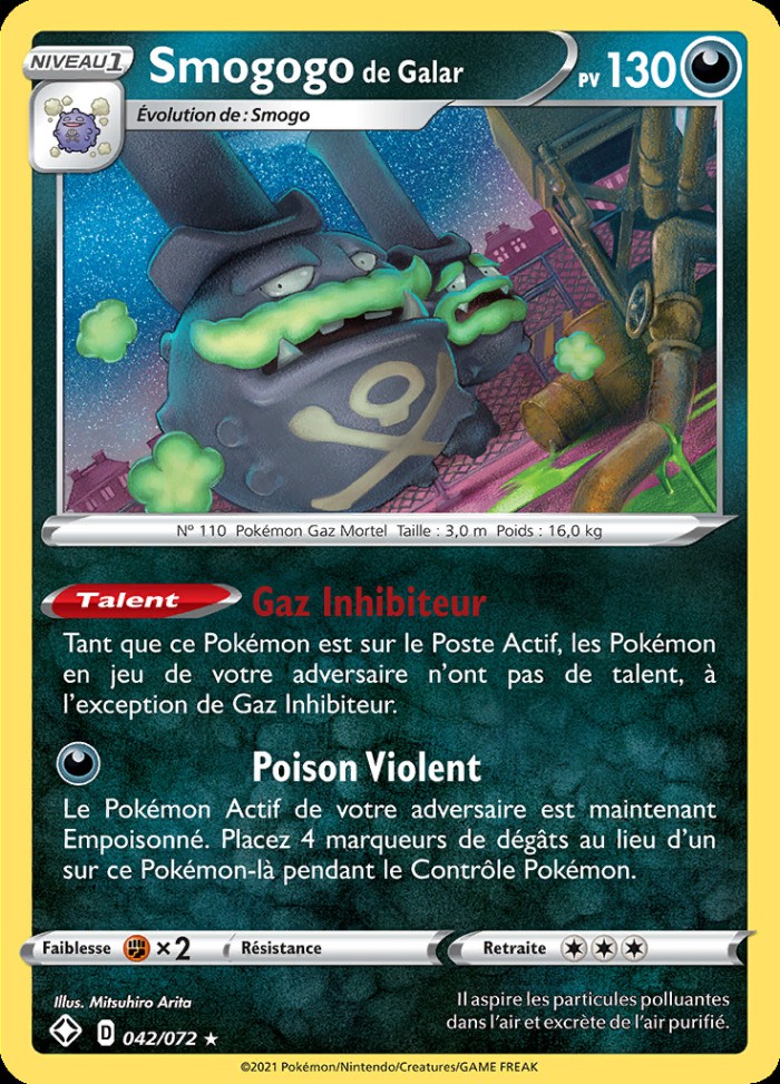 Carte Pokémon: Smogogo de Galar