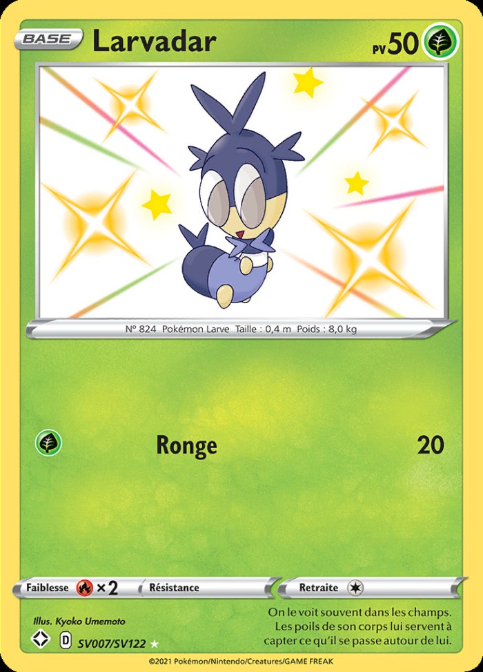 Carte Pokémon: Larvadar