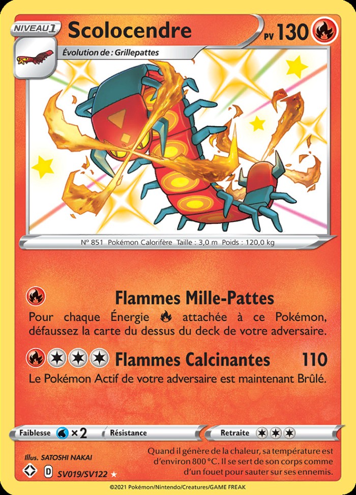 Carte Pokémon: Scolocendre