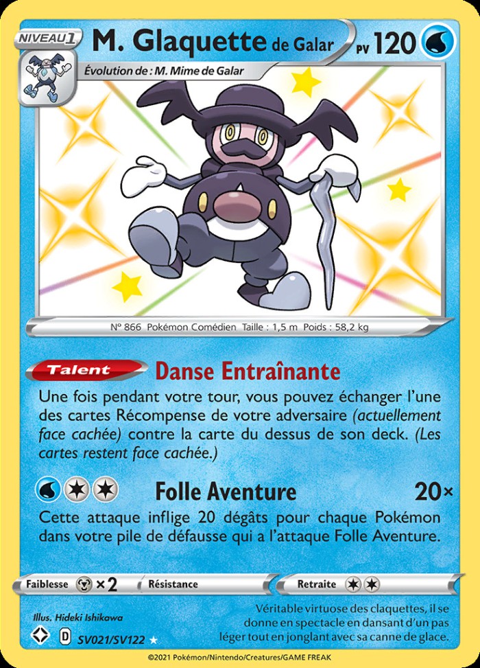 Carte Pokémon: M. Glaquette de Galar