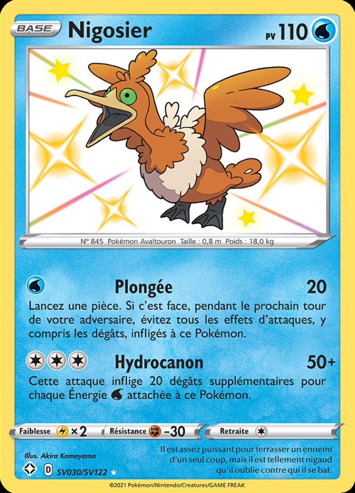 Carte Pokémon: Nigosier