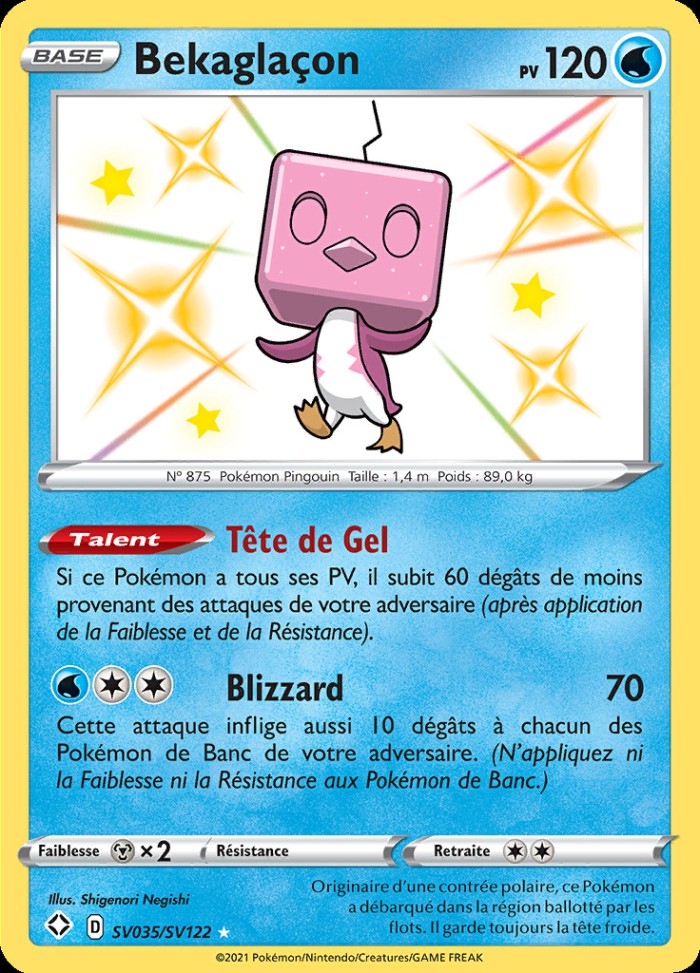 Carte Pokémon: Bekaglaçon