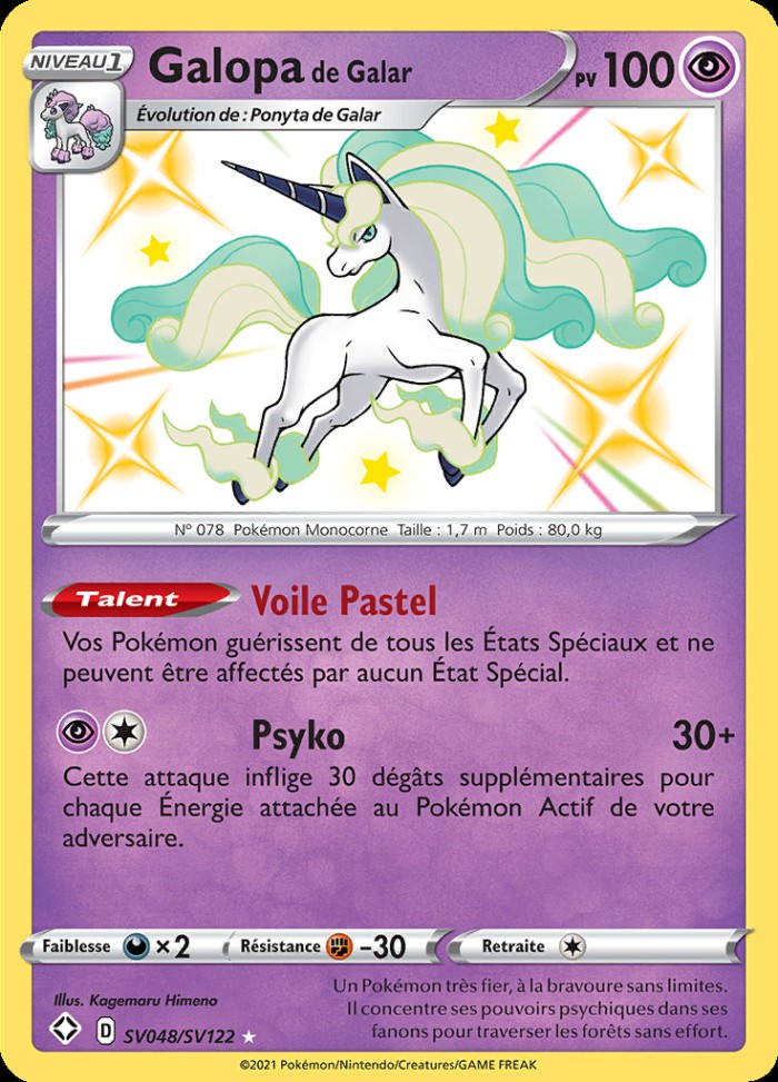 Carte Pokémon: Galopa de Galar