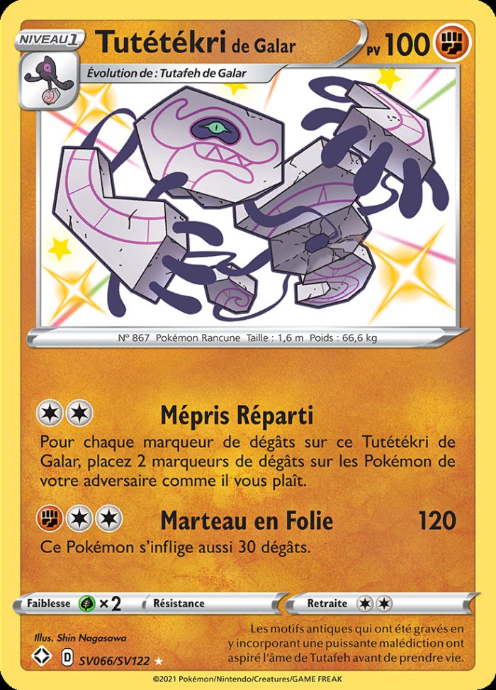 Carte Pokémon: Tutétékri de Galar