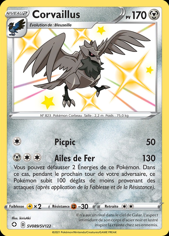 Carte Pokémon: Corvaillus