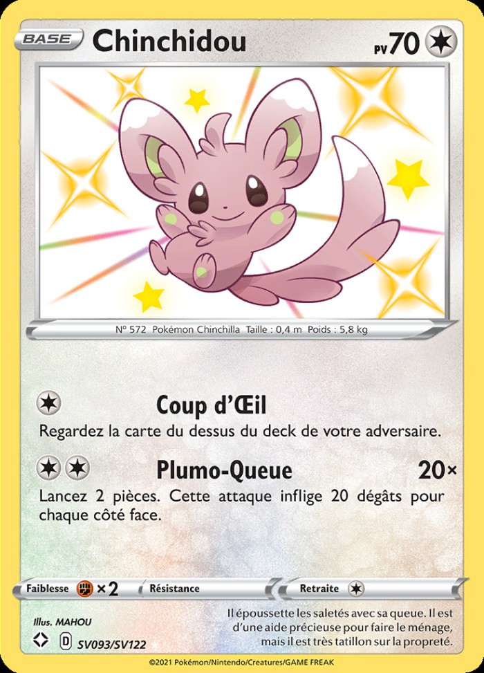 Carte Pokémon: Chinchidou