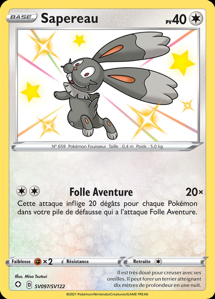 Carte Pokémon: Sapereau