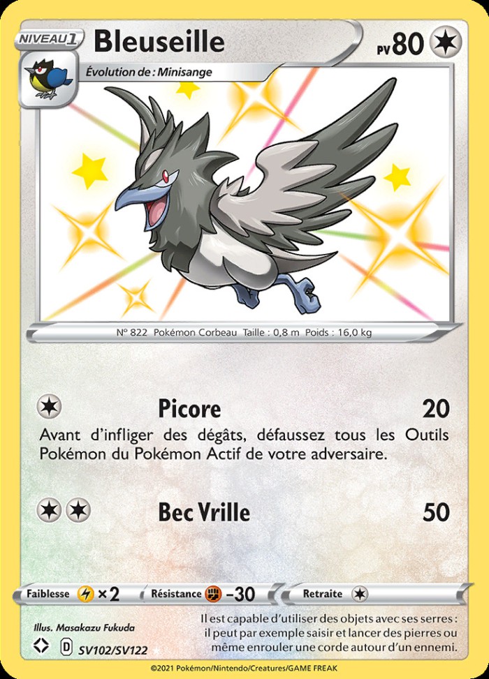 Carte Pokémon: Bleuseille