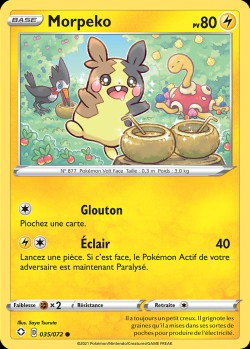 Carte Pokémon: Morpeko