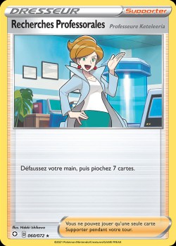 Carte Pokémon: Recherches Professorales