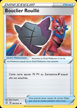 Carte Pokémon: Bouclier Rouillé