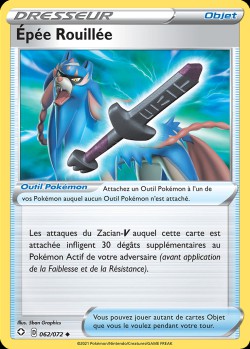 Carte Pokémon: Épée Rouillée