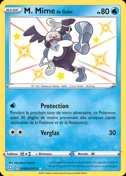 Carte Pokémon: M. Mime de Galar