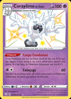 Carte Pokémon: Corayôme de Galar