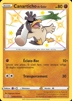 Carte Pokémon: Canarticho de Galar