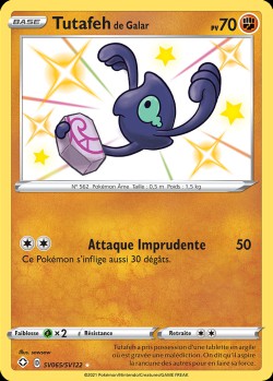 Carte Pokémon: Tutafeh de Galar