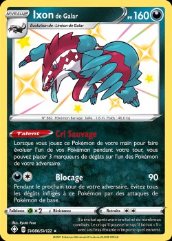 Carte Pokémon: Ixon de Galar