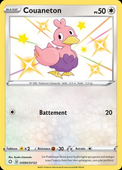 Carte Pokémon: Couaneton