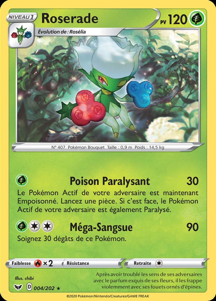 Carte Pokémon: Roserade