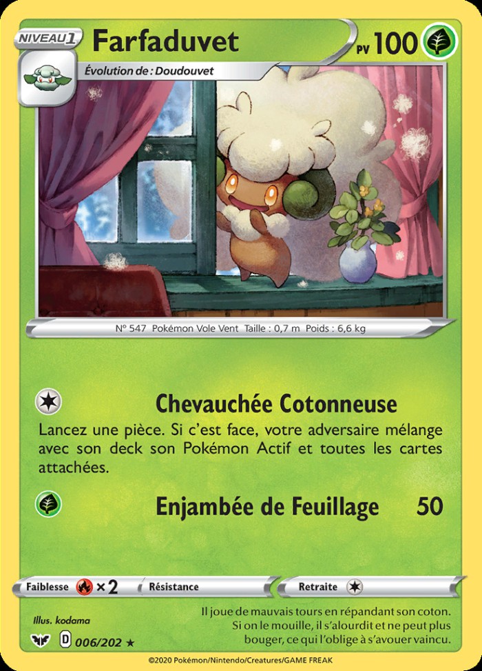 Carte Pokémon: Farfaduvet