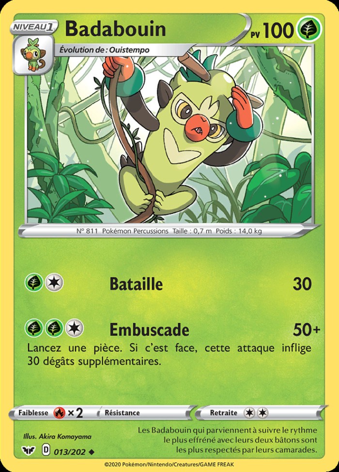 Carte Pokémon: Badabouin