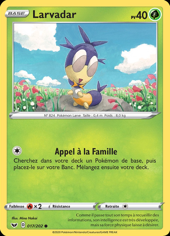 Carte Pokémon: Larvadar