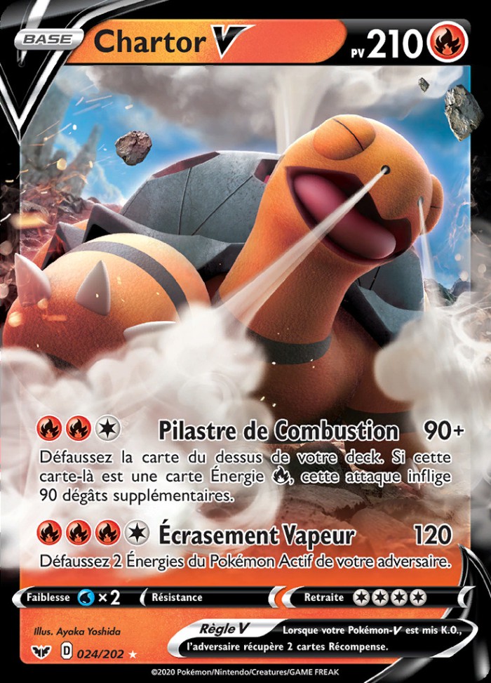 Carte Pokémon: Chartor V