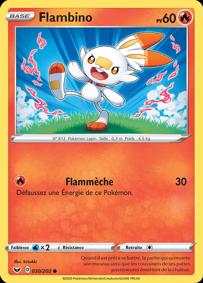 Carte Pokémon: Flambino