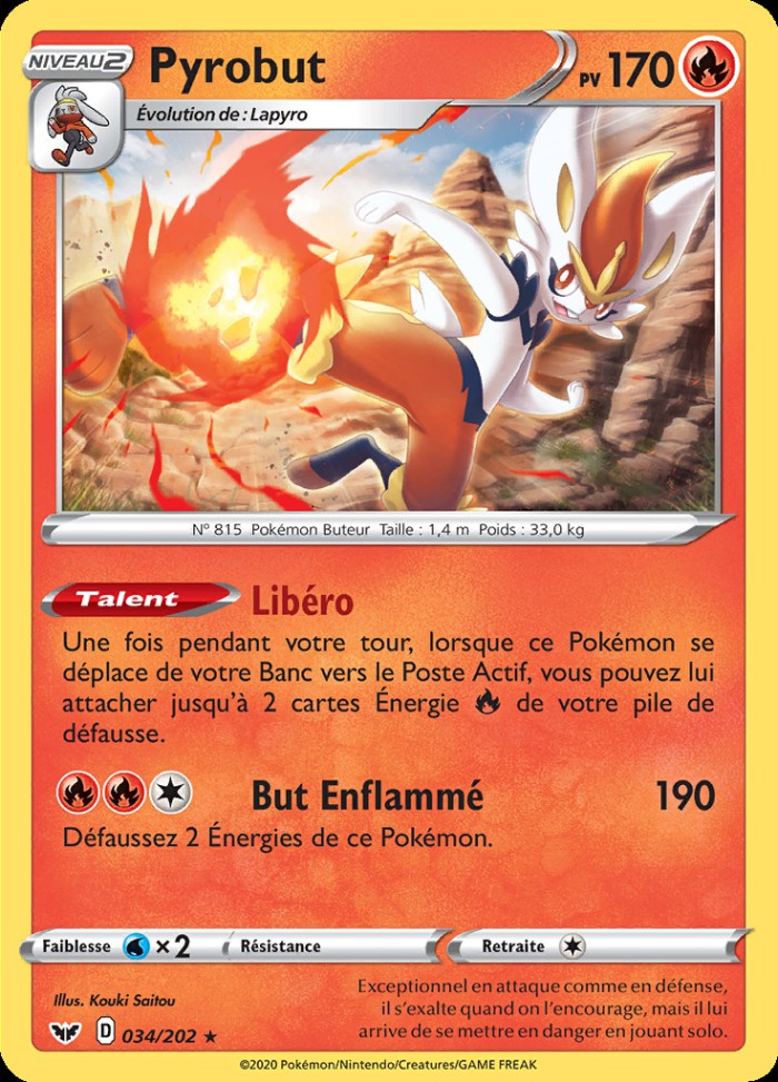 Carte Pokémon: Pyrobut