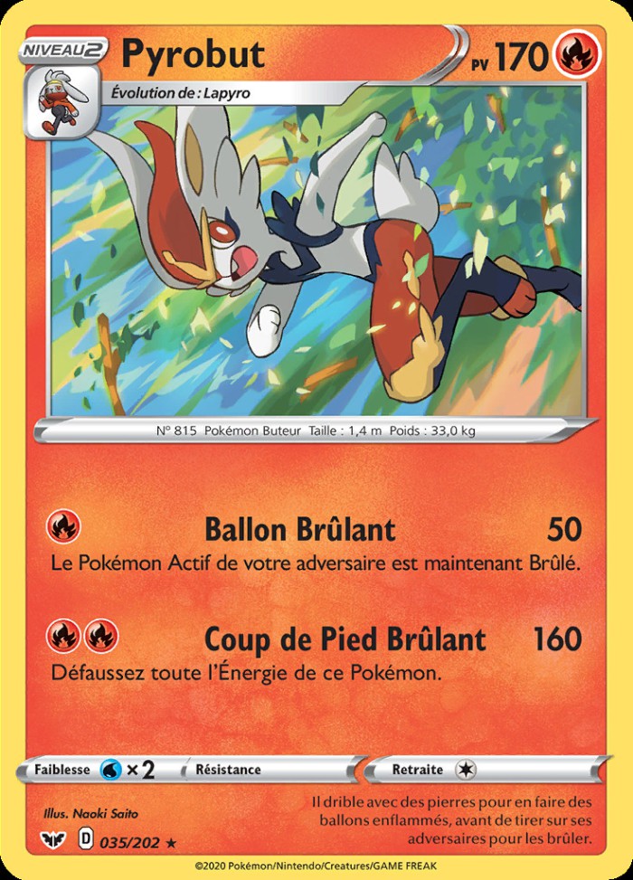 Carte Pokémon: Pyrobut