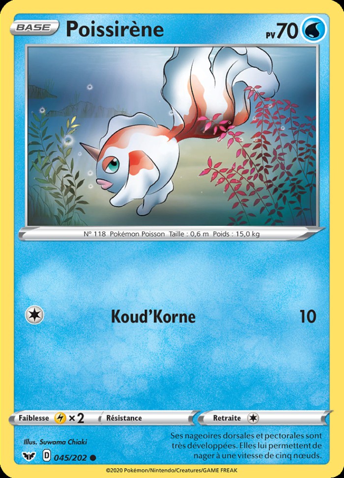 Carte Pokémon: Poissirène