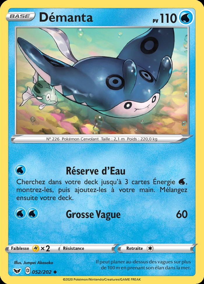 Carte Pokémon: Démanta