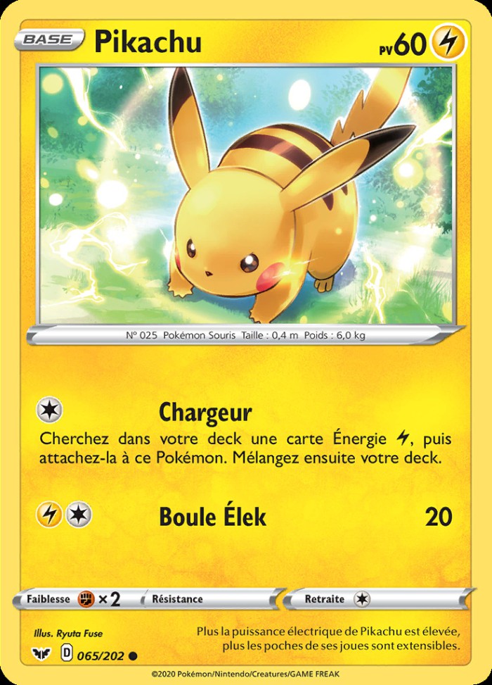 Carte Pokémon: Pikachu