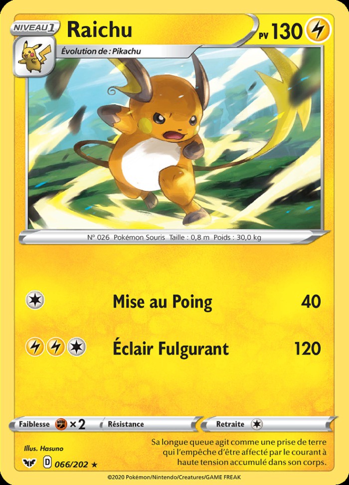 Carte Pokémon: Raichu