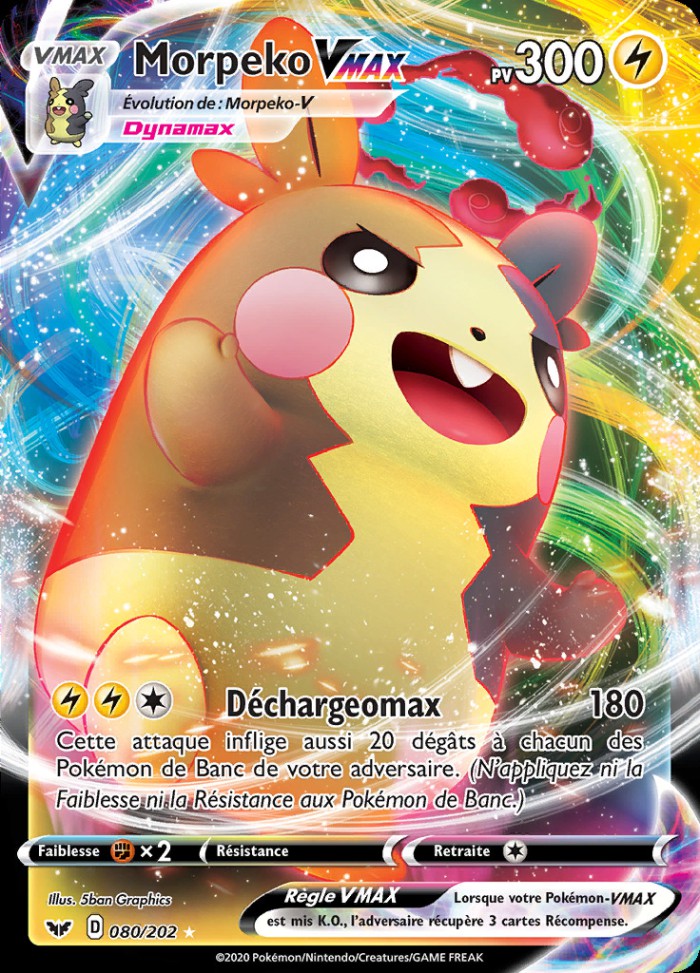 Carte Pokémon: Morpeko VMAX